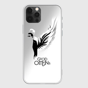 Чехол для iPhone 12 Pro с принтом Good Omens в Рязани, силикон | область печати: задняя сторона чехла, без боковых панелей | good | omens | sheen | tennant | азирафель | ангел | благие знамения | демон | кроули | падший | теннант | шин