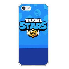 Чехол для iPhone 5/5S матовый с принтом Brawl Stars в Рязани, Силикон | Область печати: задняя сторона чехла, без боковых панелей | brawl | bs | fails | leon | stars | supercell | tick | бой | босс | бравл | броубол | бс | герои | драка | звезд | осада | сейф | старс | цель