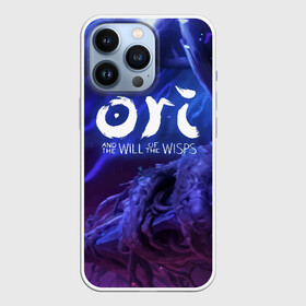 Чехол для iPhone 13 Pro с принтом Ori and the Will of the Wisps в Рязани,  |  | Тематика изображения на принте: blind | forest | game | games | gumo | kuro | naru | nibel | ori | owl | will | wisps | воля | гумо | игра | игры | куро | лес | нару | нибель | огней | ори | платформер | слепой | совенок