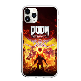 Чехол для iPhone 11 Pro матовый с принтом DOOM Eternal в Рязани, Силикон |  | 2019 | bethesda | demon | doom | eternal | ethernal | game | games | logo | monster | runes | демон | дум | дуум | етернал | игра | игры | какодемон | кровь | лого | логотип | монстр | монстры | руны | символ | этернал