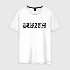 Мужская футболка хлопок с принтом Burzum в Рязани, 100% хлопок | прямой крой, круглый вырез горловины, длина до линии бедер, слегка спущенное плечо. | Тематика изображения на принте: burzum | ghotic | варг викернес | мрак | тьма