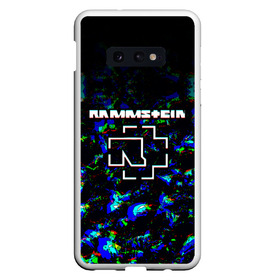 Чехол для Samsung S10E с принтом Rammstein Glitch в Рязани, Силикон | Область печати: задняя сторона чехла, без боковых панелей | Тематика изображения на принте: amerika | art | du hast | germany | logo | mutter | rammstein | rock | till lindemann | арт | германия | группа | логотип | музыка | немецкая группа | немцы | песня | раммштайн | рамштайн | рок