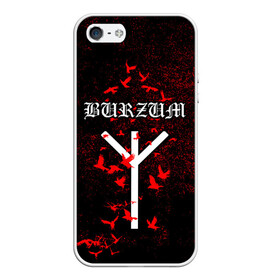 Чехол для iPhone 5/5S матовый с принтом Burzum Algiz Rune в Рязани, Силикон | Область печати: задняя сторона чехла, без боковых панелей | algiz | art | burz | burzum | horror | logo | merch | music | rune | альгиз | арт | бурз | бурзум | варг викернес | группа | логотип | мерч | метал | мистика | музыка | надпись | норвегия | норвежская группа | норги | руна | толкиен