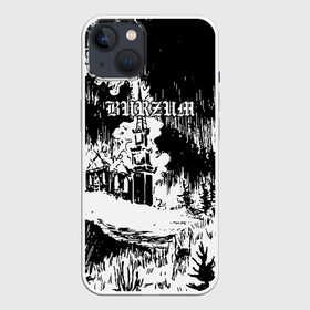 Чехол для iPhone 13 с принтом Burzum в Рязани,  |  | burz | burzum | byelobog | cymophane | darkthrone | deathlike silence | mayhem | misanthropy | old funeral | блэк метал | бурзум | бурзун | варг викернес | дарк эмбиент | метал | тьма