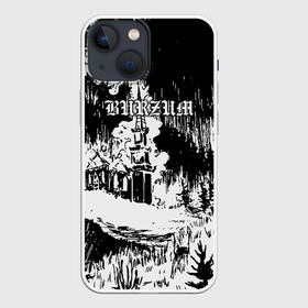 Чехол для iPhone 13 mini с принтом Burzum в Рязани,  |  | burz | burzum | byelobog | cymophane | darkthrone | deathlike silence | mayhem | misanthropy | old funeral | блэк метал | бурзум | бурзун | варг викернес | дарк эмбиент | метал | тьма