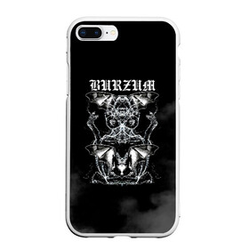 Чехол для iPhone 7Plus/8 Plus матовый с принтом Burzum в Рязани, Силикон | Область печати: задняя сторона чехла, без боковых панелей | Тематика изображения на принте: burz | burzum | byelobog | cymophane | darkthrone | deathlike silence | mayhem | misanthropy | old funeral | блэк метал | бурзум | бурзун | варг викернес | дарк эмбиент | метал | тьма