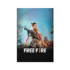 Обложка для паспорта матовая кожа с принтом FREE FIRE в Рязани, натуральная матовая кожа | размер 19,3 х 13,7 см; прозрачные пластиковые крепления | Тематика изображения на принте: battle | battlegrounds | fire | free | game | games | garena | logo | mobile | royale | батлграунд | битва | гарена | гарено | игра | игры | королевская | лого | логотип | мобайл | онлайн | символ | фаер | фаир | фри