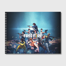 Альбом для рисования с принтом FREE FIRE в Рязани, 100% бумага
 | матовая бумага, плотность 200 мг. | Тематика изображения на принте: battle | battlegrounds | fire | free | game | games | garena | logo | mobile | royale | батлграунд | битва | гарена | гарено | игра | игры | королевская | лого | логотип | мобайл | онлайн | символ | фаер | фаир | фри