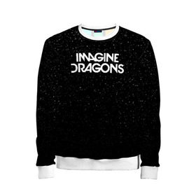 Детский свитшот 3D с принтом IMAGINE DRAGONS (КАПЮШОН) в Рязани, 100% полиэстер | свободная посадка, прямой крой, мягкая тканевая резинка на рукавах и понизу свитшота | evolve | id | imagine dragons | драконы | ид