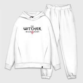 Мужской костюм хлопок OVERSIZE с принтом THE WITCHER 3 в Рязани,  |  | cd projekt red | ciri | game | geralt | geralt of rivia | gwynbleidd | the witcher | the witcher 3: wild hunt | ведьмак | ведьмак 3: дикая охота | геральт | геральт из ривии | цири | цирилла