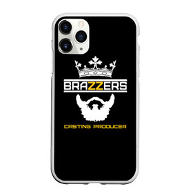 Чехол для iPhone 11 Pro Max матовый с принтом Brazzers Casting-producer в Рязани, Силикон |  | adults | beard | brazzers | casting | crown | inscription | king | logo | movies | mustache | producer | studio | борода | кастинг | король | корона | логотип | надпись | продюсер | студия | усы | фильмы | царь