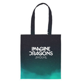 Сумка 3D повседневная с принтом IMAGINE DRAGONS в Рязани, 100% полиэстер | Плотность: 200 г/м2; Размер: 34×35 см; Высота лямок: 30 см | evolve | id | imagine dragons | драконы | ид