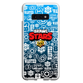 Чехол для Samsung S10E с принтом BRAWL STARS LOGOBOMBING в Рязани, Силикон | Область печати: задняя сторона чехла, без боковых панелей | android | brawl stars | colt | crow | games | leon | penny | poco. | shelly | spike | wanted | брав | бравл старс | звезды | игры | мобильные игры | старс