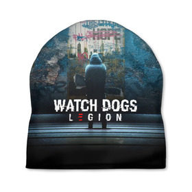 Шапка 3D с принтом WATCH DOGS LEGION в Рязани, 100% полиэстер | универсальный размер, печать по всей поверхности изделия | ded sec | fox | hacker | legion | watch dogs | watch dogs 2 | watch dogs legion | легион | хакер