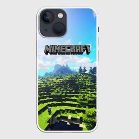 Чехол для iPhone 13 mini с принтом MINECRAFT в Рязани,  |  | craft | creeper | dungeon | dungeons | earth | game | logo | mine | minecraft | mobile | online | дунгеонс | земля | зомби | игра | крипер | лого | майкрафт | майнкрафт | мобайл | онлайн | подземелье | подземелья