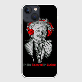 Чехол для iPhone 13 mini с принтом Альберт Эйнштейн в Рязани,  |  | albert einstein | biography | genius | history | physics | relativity | science | альберт эйнштейн | биография | гений | история | наука | относительность | физика