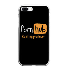 Чехол для iPhone 7Plus/8 Plus матовый с принтом Porn hab Casting-producer в Рязани, Силикон | Область печати: задняя сторона чехла, без боковых панелей | adults | casting | inscription | logo | movies | producer | studio | кастинг | логотип | надпись | продюсер | студия | фильмы