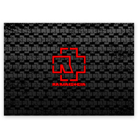 Поздравительная открытка с принтом RAMMSTEIN в Рязани, 100% бумага | плотность бумаги 280 г/м2, матовая, на обратной стороне линовка и место для марки
 | rammstein | рамштайн