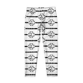 Детские леггинсы 3D с принтом RAMMSTEIN в Рязани, полиэстер 85%, спандекс 15% | эластичный пояс, зауженный крой | lindemann | rammstein | рамштайн | тилль линдеманн