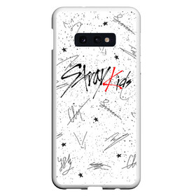 Чехол для Samsung S10E с принтом STRAY KIDS АВТОГРАФЫ в Рязани, Силикон | Область печати: задняя сторона чехла, без боковых панелей | Тематика изображения на принте: skz | stray kids | бан чан | ли ноу | скз | стрей кидс | сынмин | уджин | феликс | хан | хёджин | чанбин