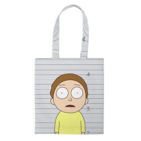 Сумка 3D повседневная с принтом Morty is in prison в Рязани, 100% полиэстер | Плотность: 200 г/м2; Размер: 34×35 см; Высота лямок: 30 см | Тематика изображения на принте: c 137 | morty | morty smith | portal | rick | rick and morty | rick sanchez | sanchez | smith | морти | морти смит | портал | рик | рик и морти | рик санчез | санчез | смит