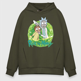 Мужское худи Oversize хлопок с принтом Rick Sanchez and Morty Smith в Рязани, френч-терри — 70% хлопок, 30% полиэстер. Мягкий теплый начес внутри —100% хлопок | боковые карманы, эластичные манжеты и нижняя кромка, капюшон на магнитной кнопке | Тематика изображения на принте: c 137 | morty | morty smith | portal | rick | rick and morty | rick sanchez | sanchez | smith | морти | морти смит | портал | рик | рик и морти | рик санчез | санчез | смит