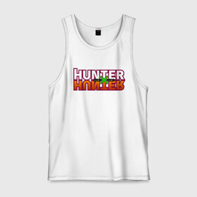 Мужская майка хлопок с принтом Лого Hunter  в Рязани, 100% хлопок |  | gone | hunter x hunter | hunterxhunter | killua | гон | хантер х хантер