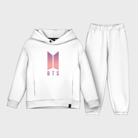 Детский костюм хлопок Oversize с принтом BTS PINK в Рязани,  |  | army | bangtan boys | beyond the scene | bts | k pop | kpop | love yourself | бтс | к поп