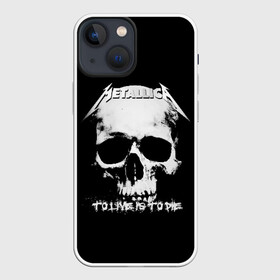 Чехол для iPhone 13 mini с принтом Metallica в Рязани,  |  | metalica | metallica | группа | джеймс хэтфилд | кирк хэмметт | ларс ульрих | метал | металика | металлика | миталика | музыка | роберт трухильо | рок | трэш | трэшметал | хард | хеви