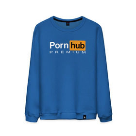 Мужской свитшот хлопок с принтом PornHub Premium в Рязани, 100% хлопок |  | 