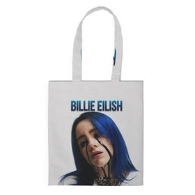 Сумка 3D повседневная с принтом BILLIE EILISH в Рязани, 100% полиэстер | Плотность: 200 г/м2; Размер: 34×35 см; Высота лямок: 30 см | ayelish | bad guy | bellyache | bilie eilish | bilie elish | billie | billie eilish | eilish | electronic | elish | music | били айлиш | билли айлиш | эйлиш | элиш