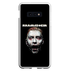 Чехол для Samsung S10E с принтом Rammstein в Рязани, Силикон | Область печати: задняя сторона чехла, без боковых панелей | Тематика изображения на принте: amerika | art | germany | logo | rammstein | rock | till lindemann | арт | германия | группа | логотип | музыка | немецкая группа | немцы | песня | раммштайн | рамштайн | рок