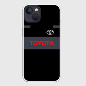 Чехол для iPhone 13 с принтом Toyota в Рязани,  |  | corolla | corporation | crossover | mark | motor | sport | toyota | verso | vitz | yaris | авто | автомобиль | знак | лого | машина | седан | символ | спорт | тачка | тоёта | тойота | хэтчбек | эмблема