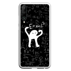 Чехол для Honor P30 с принтом ЪУЪ СЪУКА E=mc2 в Рязани, Силикон | Область печати: задняя сторона чехла, без боковых панелей | Тематика изображения на принте: cat | emc 2 | emc2 | mem | memes | truxkot19 | знаменитые формулы | интернет приколы | кот | мем | мем кот | физика | формулы | ъуъ | ъуъ съука | эйнштейн