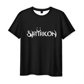 Мужская футболка 3D с принтом Satyricon в Рязани, 100% полиэфир | прямой крой, круглый вырез горловины, длина до линии бедер | black metal | metal | rock | satyricon | метал | рок