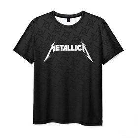 Мужская футболка 3D с принтом METALLICA (НА СПИНЕ) в Рязани, 100% полиэфир | прямой крой, круглый вырез горловины, длина до линии бедер | Тематика изображения на принте: lindemann | lm | rammstein | rock | кристиан лоренц | линдеманн | лм | музыка | рамштайн | рок | тилль линдеманн