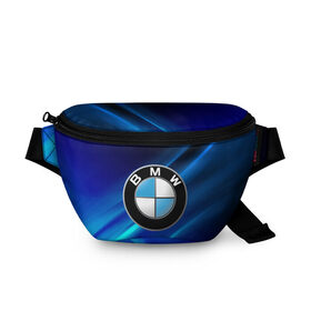 Поясная сумка 3D с принтом BMW (РЕДАЧ) в Рязани, 100% полиэстер | плотная ткань, ремень с регулируемой длиной, внутри несколько карманов для мелочей, основное отделение и карман с обратной стороны сумки застегиваются на молнию | bmw | bmw performance | m | motorsport | performance | бмв | моторспорт