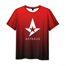 Мужская футболка 3D с принтом ASTRALIS в Рязани, 100% полиэфир | прямой крой, круглый вырез горловины, длина до линии бедер | 