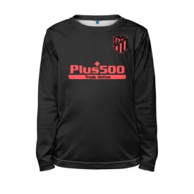 Детский лонгслив 3D с принтом Atletico away 19-20 в Рязани, 100% полиэстер | длинные рукава, круглый вырез горловины, полуприлегающий силуэт
 | atletico | champions | europe | fifa | league | madrid | spain | uefa | атлетико | испания | лига | мадрид | чемпионов