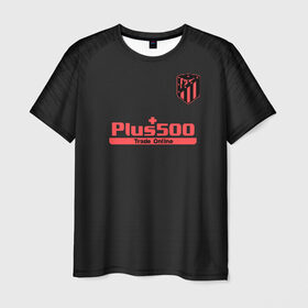 Мужская футболка 3D с принтом Atletico away 19-20 в Рязани, 100% полиэфир | прямой крой, круглый вырез горловины, длина до линии бедер | Тематика изображения на принте: atletico | champions | europe | fifa | league | madrid | spain | uefa | атлетико | испания | лига | мадрид | чемпионов