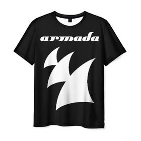 Мужская футболка 3D с принтом Armada Music в Рязани, 100% полиэфир | прямой крой, круглый вырез горловины, длина до линии бедер | armada | armada music | armin | armin van buuren | van buuren