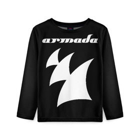 Детский лонгслив 3D с принтом Armada Music в Рязани, 100% полиэстер | длинные рукава, круглый вырез горловины, полуприлегающий силуэт
 | armada | armada music | armin | armin van buuren | van buuren