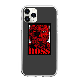 Чехол для iPhone 11 Pro Max матовый с принтом Big Boss MGS в Рязани, Силикон |  | art | big boss | game | metal gear | metal gear solid | mgs | кодзима гений