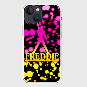 Чехол для iPhone 13 mini с принтом Freddie в Рязани,  |  | bohemian | brian | freddie | john | mercury | must go on | queen | rhapsody | roger | taylor | the miracle | the show | богемская | рапсодия | роджер тейлор | фредди меркьюри