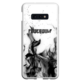 Чехол для Samsung S10E с принтом POWERWOLF в Рязани, Силикон | Область печати: задняя сторона чехла, без боковых панелей | powerwolf | wolf | метал | пауэр метал. | повервольф | поверфульф | рок | хэви металб