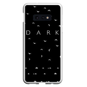 Чехол для Samsung S10E с принтом DARK - Birds (Тьма) в Рязани, Силикон | Область печати: задняя сторона чехла, без боковых панелей | 1921 | 1953 | 1986 | 2019 | 2052 | dark | future | jonas | logo | mikkel | mundus | no future | portal | sic | будущего | йонас | лого | логотип | миккель | надпись | нет | портал | сериал | сериалы | символ | тьма