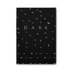 Обложка для автодокументов с принтом DARK - Birds (Тьма) в Рязани, натуральная кожа |  размер 19,9*13 см; внутри 4 больших “конверта” для документов и один маленький отдел — туда идеально встанут права | 1921 | 1953 | 1986 | 2019 | 2052 | dark | future | jonas | logo | mikkel | mundus | no future | portal | sic | будущего | йонас | лого | логотип | миккель | надпись | нет | портал | сериал | сериалы | символ | тьма