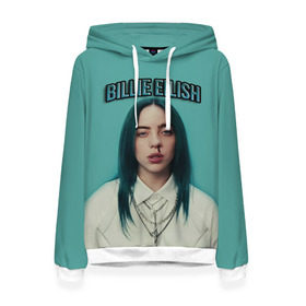 Женская толстовка 3D с принтом BILLIE EILISH в Рязани, 100% полиэстер  | двухслойный капюшон со шнурком для регулировки, мягкие манжеты на рукавах и по низу толстовки, спереди карман-кенгуру с мягким внутренним слоем. | ayelish | bad guy | bellyache | bilie eilish | bilie elish | billie | billie eilish | eilish | electronic | elish | music | били айлиш | билли айлиш | эйлиш | элиш