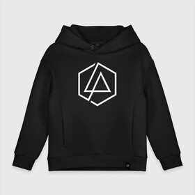 Детское худи Oversize хлопок с принтом LINKIN PARK в Рязани, френч-терри — 70% хлопок, 30% полиэстер. Мягкий теплый начес внутри —100% хлопок | боковые карманы, эластичные манжеты и нижняя кромка, капюшон на магнитной кнопке | chester bennington | linkin park | mike shinoda | линкин парк