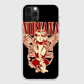 Чехол для iPhone 12 Pro Max с принтом Nirvana в Рязани, Силикон |  | Тематика изображения на принте: bleach | blew | cobain | dave | geffen | hormoaning | in utero | incesticide | krist | kurt | nevermind | nirvana | novoselic | rock | vevo | геффен | курт кобейн | нирвана | рок